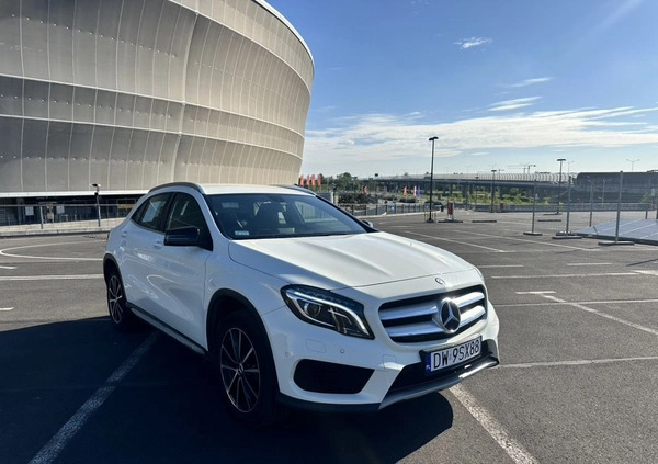 Mercedes-Benz GLA cena 79900 przebieg: 110000, rok produkcji 2015 z Wrocław małe 92